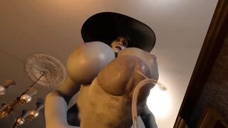 Lady Dimitrescu turned out to be a Shemale!