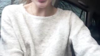 Horny slut makes anal with gear stick