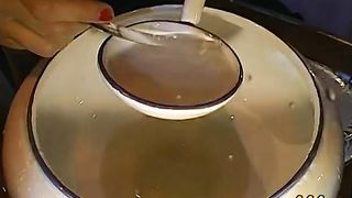 Thirsty Bea in the 2nd scene