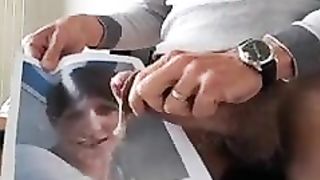 ein franzose wichst mir ins gesicht