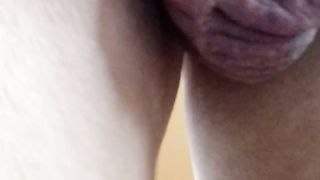 penis and testicles pressed into abdominal cavity with nedative chastity 2