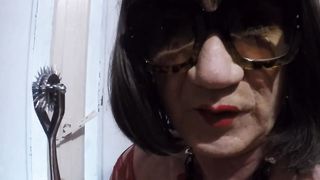 Wax, piss and (censored) for tranny cock
