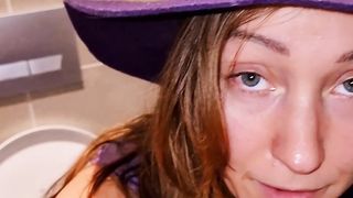 Pooping in public toilets