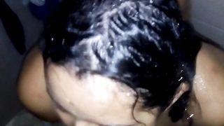 Deep trhoat amateur sucking bella