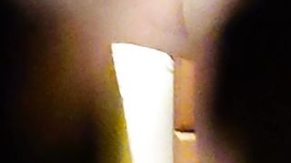 Spying on hairy milf after shower