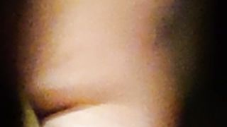 Spying on hairy milf after shower