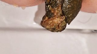 Pooping and pissing on toilets