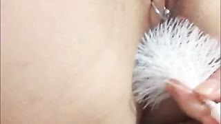 Bottle cleaner in both holes