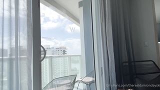 fit blonde cute babe fucked hard standing pounded hard in pussy