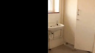 Toilet brush fuck 1