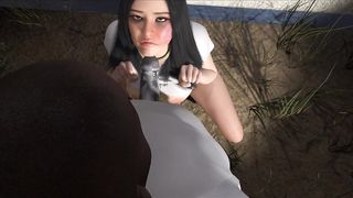 Cheerleader likes to be slapped and fucked