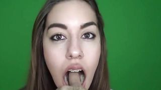 More than one finger can fit in her mouth