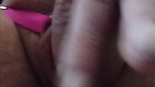 Completely without a penis or testicles,