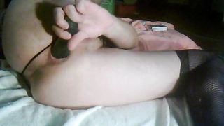 anal dildo fuck and prolapse