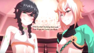 FemBoy Gets Humiliated by two fembois hentai