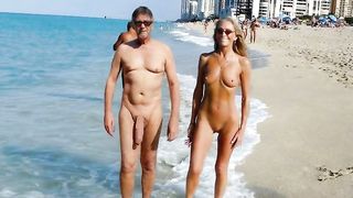 Ric with milf on the beach