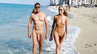 Ric with milf on the beach