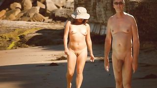 Ric with milf on the beach