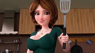 Big Tits & Soft Soles Turn  Hot MILF Into a Cumdump Queen ◆ 3D HENTAI