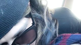 Tranny sucks old man cock