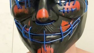 Me testing my new Fun Mask