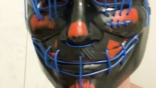 Me testing my new Fun Mask