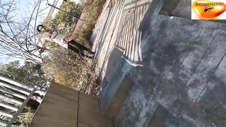 Chinese Girl outdoor exhibitionism BDSM Training 196