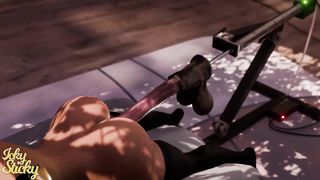 Anal horse Fuckmachine