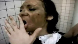 The maid is on poop detail