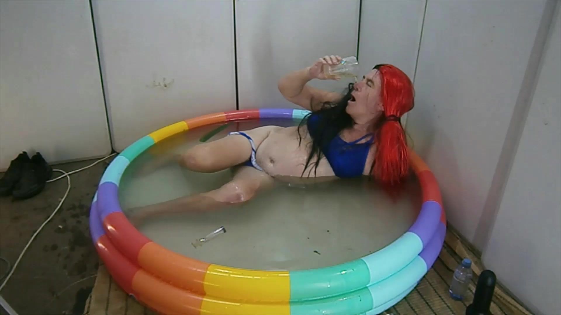 Perversion in a Kiddies Pool, Part 3, Sharon the Sissy Whore Series Number 33