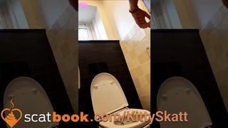 Shitty on the toilet!