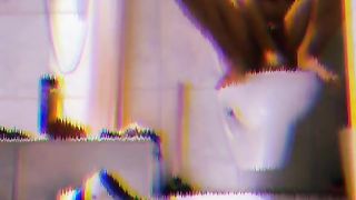 Doing another Anal Douche with a Blindfold