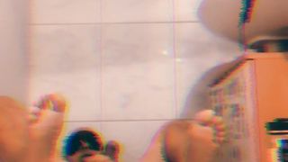 Me doing some kinky Stuff w/a Spiky Wheel on Asshole&Feet