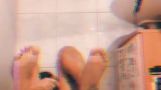 Me doing some kinky Stuff w/a Spiky Wheel on Asshole&Feet