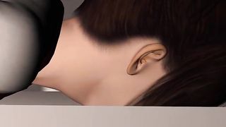 Ugly fat man vs petite girl