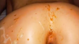 Japanese enema and fuck