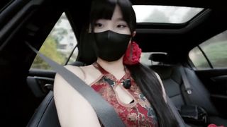 Chinese Girl outdoor exhibitionism BDSM Training 209