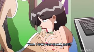 Mom sucks son’s cock