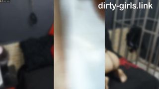 Teen latina girl xtreme play with shit eat