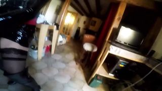 Four crossdressers fuck party