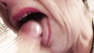 Sylvia Ringer : Blowjob and Cum Swallows