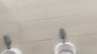 Faggot Oleg Yakuba knows his new job well.Licked urinals look clean.