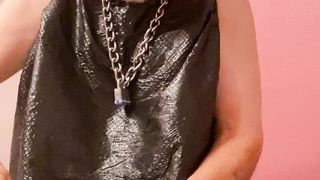 Fag, Sissy, Scat Eating Shit, Nipple Play and Piss Drink
