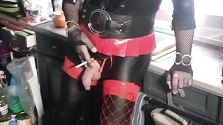 Mature transvestite fucked by men