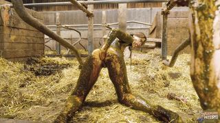 Alice Maze Fucking The Farmhands cowshit gangbang