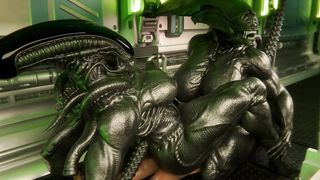 A pair of female aliens