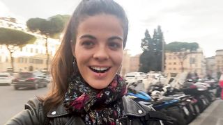 Cum walk in Rome