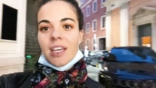 Cum walk in Rome