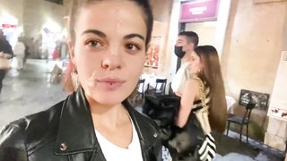 Cum walk in Rome