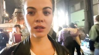 Cum walk in Rome